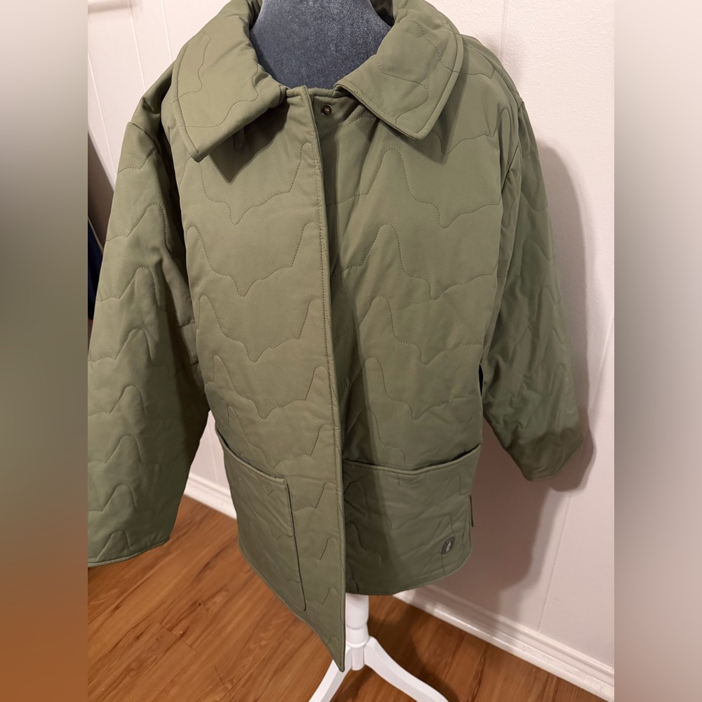 Bass Outdoor Women’s Green QuiltedJacket